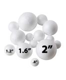 240 Pack Styrofoam Balls -Craft Foam Balls -Foam Craft Balls -Foam Balls For Arts and Crafts DIY Craft For Home School Craft Project -240 Bulk Styrofoam Balls 4 sizes .8 1.2 1.6 2 Inches - Buy Online on GoSupps.com