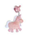 Itzy Ritzy Sweetie Pal Silicone Pacifier and Plush Pacifier Lovey 0+ Months Unicorn 2 Piece Set - Buy Online on GoSupps.com