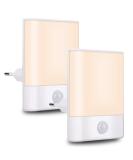 Brisun Night Light Socket with Motion Detector - 2 Adjustable LED Night Lights for Kids' Rooms Hallways Bedrooms & More - Warm White 3 Modes - Buy Online on GoSupps.com
