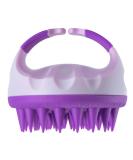 Buy Fanxiya Silicone Shampoo Brush - Scalp Massager for Wet & Dry Use | Purple Hair Massage Device for Relaxation - Buy Online on GoSupps.com