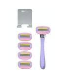 AOA Studio Women's 5-Blade Razor Set with Aloe and Vitamin E Strip Cleanest, Closest, Most Comfortable Shave - Buy Online on GoSupps.com