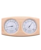 High-Quality 20-120 C Sauna Thermometer Hygrometer - Wooden Climate Measurement Tool for Sauna Rooms - Buy Online on GoSupps.com