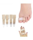 Pack of 4 Broken Toe Wraps Splint - Toe Separator & Straightener for Hammer Toes & Turf Toe - Buy Online on GoSupps.com
