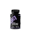 ESN Vitamin D3 + K2 120 capsules for immune system bones and blood production tested quality vegan & made in Germany Single - Buy Online on GoSupps.com