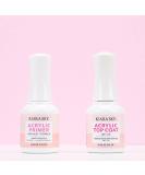 KIARA SKY Professional Nails Acrylic Essentials - Primer & Top Coat Duo (0.5 Fl Oz) | International Shipping Available - Buy Online on GoSupps.com