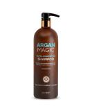 Argan Magic Ultra Nourishing Shampoo - Nourish and Restore Damaged Hair with Argan Oil and Antioxidants | Paraben & Cruelty Free - 32oz USA Made - Buy Online on GoSupps.com