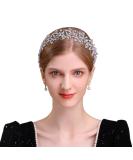 Aoligrace CZ Bride Headband - Bridal Wedding Hair Accessories - Buy Online on GoSupps.com