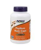 NOW Psyllium Husk 500mg 200 Capsules (Pack of 3) - 600 Count Total - Buy Online on GoSupps.com