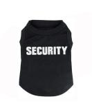 XL Black Dog Shirt | Summer T-Shirt for Small to Medium Dogs & Cats | Stylish Tank Top & Security Sweatshirt - Buy Online on GoSupps.com