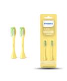 Philips One Electric Toothbrush Brush Heads - Pack of 2 (BH1022/02) - Mango Yellow - International Shipping Available - Buy Online on GoSupps.com