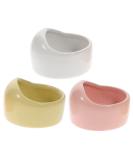 Balacoo Hamster Feeding Bowls- 3Pcs Pet Water Dispenser Ceramic Animal Dishes Food and Water Water Bowl for Mouse Dog (Random Color) - Buy Online on GoSupps.com