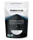 Terrasoul Superfoods Organic Coconut Flakes 16 Oz - Finely Shredded Macaroon Cut - Buy Online on GoSupps.com