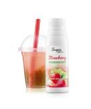 Inspire Food real fruit syrup for bubble tea mixture - 300ml |Strawberry fruit syrup for Bubble Tea Boba Tea Slushes & Ice-Blended |100 % vegetarian gluten -free - Buy Online on GoSupps.com