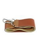 Frcolor Messers Ch rf Belt - Dual Purpose Leather Razor Strap for Hairdressing | Canvas & Cowhide | Medium Brown - Sharpens Hair Tools - Buy Online on GoSupps.com