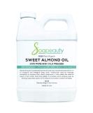 Soapeauty Organic Sweet Almond Oil Cold Pressed refined | 100% Pure Sweet Almond oil Available in Bulk | Carrier for Essential Oils, Almond oil for Skin, Face, and Hair, Soap Making (32 OZ) 32 Fl Oz (Pack of 1) - Buy Online on GoSupps.com