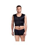 LIPOELASTIC MTmS Comfort Post-Op Gynecomastia Compression Vest - Black - X-Large - Buy Online on GoSupps.com
