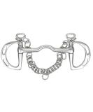 Shires Slotted Cheek Port Mouth Kimblewick- Choose Size 5" - Buy Online on GoSupps.com