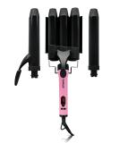 Trademark Beauty Mood 3-in-1 Interchangeable Iron Styling Kit - Curling Iron, Hair Waver, Curling Wand - Adjustable Temperature Hair Styling Tool - 1.25 Inch Barrel - Buy Online on GoSupps.com
