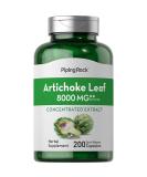 Piping Rock Artichoke Extract 8000mg | 200 Capsules - Gluten Free & Non-GMO - Buy Online on GoSupps.com