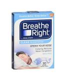 Breathe Right Small/Medium Clear Nasal Strips 30 ct - Improve Breathing and Sleep Quality - Buy Online on GoSupps.com