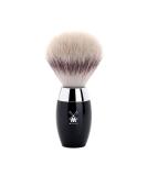 M HLE Kosmo Shaving Brush - Silvertip Fibre Black Precious Resin Metal Accents - Handmade & Vegan - Buy Online on GoSupps.com