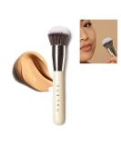 HALEYS Brilliant Kabuki Brush, Soft, Streak-free, Perfect Blending, Buff, Blurs, Smooths, Control, Precision, Complexion tools For liquid, cream, skincare, powder, Vegan, Cruelty-free, Sustainable Wood - Buy Online on GoSupps.com