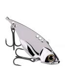 5 Pack Metal Blade Baits for Bass Fishing - VIB Fishing Spoons, Crankbaits, Swimbaits - Trout, Walleye, Crappie Lures - Saltwater Blade Fishing - Silver Blade Baits (5pcs/box) - Buy Online on GoSupps.com