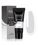 ROSALIND Clear Acrylic Poly Extension Gel 80ml - Nail Thickening Builder for DIY Nail Art at Home with UV Lamp - Buy Online on GoSupps.com