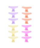 12 Professional Women's Hair Clips - Salon Grade Butterfly & Claw Barrettes for Hairdressing - Buy Online on GoSupps.com