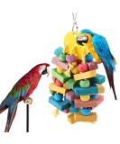 Buy Parrot Toy - Hanging Wooden Swing for Parrots & Birds | Durable & Fun Bird Toys - Buy Online on GoSupps.com