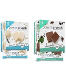 Power Crunch Whey Protein Bars Variety Pack - French Vanilla & Chocolate Mint (24 Count) | High Protein Snacks with Delicious Taste - Buy Online on GoSupps.com