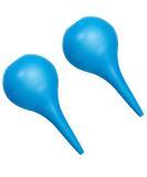 Voarge Ear Cleaner Kit - 2 x 60ml Ear Wax Remover & Sprayer | Gentle Silicone Ear Wax Cleaning Tips | Effective Ear Rinsing Tool (Blue) - Buy Online on GoSupps.com