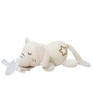 Buy Soft Elephant Pacifier Holder for Babies | Removable Plush Toy Attachment | Skin-Friendly for 0-6 Months | International Shipping Available - Buy Online on GoSupps.com