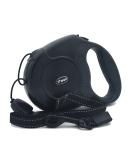 Retractable Dog Leads 26ft Pet Adjustable Leash for Small Medium Large Dogs Up to 49.8Kg (Black) - Buy Online on GoSupps.com