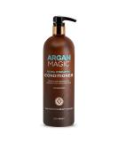 Argan Magic Ultra Hydrating Conditioner - Repairs Dry Damaged Hair - Improves Hair Health - Color Safe - Made in USA - Paraben & Cruelty Free 32oz - Buy Online on GoSupps.com