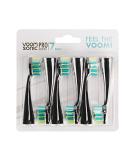 Voom Sonic Pro 7 Series Replacement Brush Heads Black/WHITE - Buy Online on GoSupps.com
