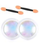 Ownest 2 Pcs Neon Iridescent Chrome Nail Powder,Mermaid Chrome Nail Powder Symphony Shell Nail Powder,Mermaid Pearl Magic Nail Powder Salon Nail Pigment Manicure Pigment 2pcs - Buy Online on GoSupps.com