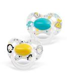 Medela Baby Original Pacifier For babies from 0-6 months 2 pieces yellow & turquoise 0-6 months - Buy Online on GoSupps.com