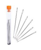 Hekisn Professional Large-Eye Leather Stitching Needles Set - 3 Sizes for Leather Projects - 6 Pieces with Storage Container - Buy Online on GoSupps.com