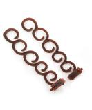 2Pcs Magic Hair Twist Centipede Braid Clip - DIY Bun Maker Tool - New Coffee Release - Buy Online on GoSupps.com