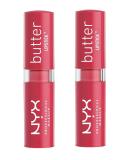 Buy Pack of 2 NYX Butter Lipstick - Fruit Punch BLS02 | Shop Internationally for Best Price - Buy Online on GoSupps.com
