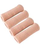 Makhry Large Gel Toe Caps 4-Pack - Silicone Toe Protectors for Corns, Calluses, and Blisters - Toe Sleeve Tubes for Pain Relief - Buy Online on GoSupps.com