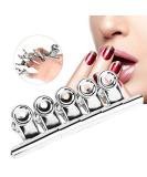 Rotekt 5pcs Stainless Steel C Curve Nail Extension Clips - Premium Multifunctional Nail Art Accessories for Perfect Extensions - Buy Online on GoSupps.com
