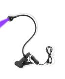 ASHATA UV Lamp 3W 5V 395nm with Gooseneck and Clamp - Multi USB Ultraviolet Light for Nail Curing, Phone Repair, Resin Curing & More - Buy Online on GoSupps.com