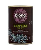 Biona Organic Lentils Vert - 400g | Premium Quality | Certified Organic - Buy Online on GoSupps.com