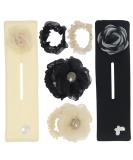 K&Y 6 PCS Elegant Flower Butterfly Hair Curler Bun Maker Set - Mixed Color 1 | Hair Accessories for Ponytails, Buns, Updos, and Braids - Buy Online on GoSupps.com