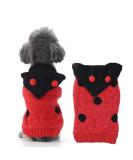ABRRLO Dog Sweater Hoodie - Warm Red Sweater for Small & Medium Dogs (XS) | Cozy Pet Apparel - Buy Online on GoSupps.com