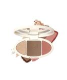 Allbesta 3 Colors Highlighter Palette - Professional Make-Up with Contour Powder Rouge & Bronzer | International Shipping Available - Buy Online on GoSupps.com