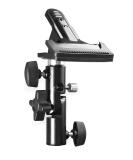 QYXINC Heavy Duty Metal Clamp Holder for Light Stand - Photo Video Studio Reflector Holder for Lighting Reflector Diffuser - Buy Online on GoSupps.com