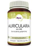 MycoVital Bio Auricularia Mushroom Powder Capsules - 93 Vegan Capsules (500mg) | 100% Pure German Cultivation - Buy Online on GoSupps.com